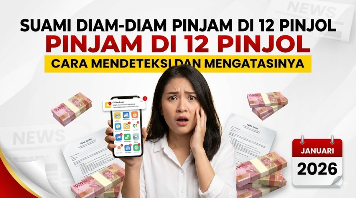 Suami Diam-Diam Pinjam di 12 Pinjol: Cara Mendeteksi dan Mengatasinya Januari 2026