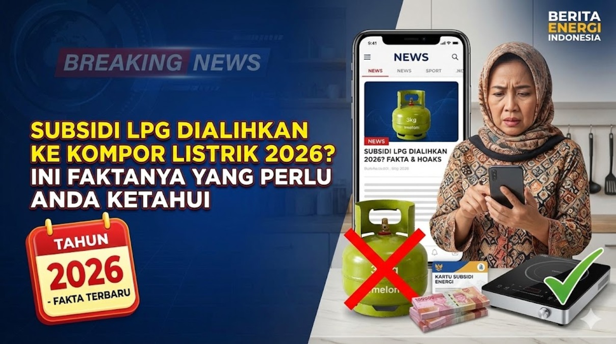 Subsidi LPG Dialihkan ke Kompor Listrik 2026? Ini Faktanya yang Perlu Anda Ketahui