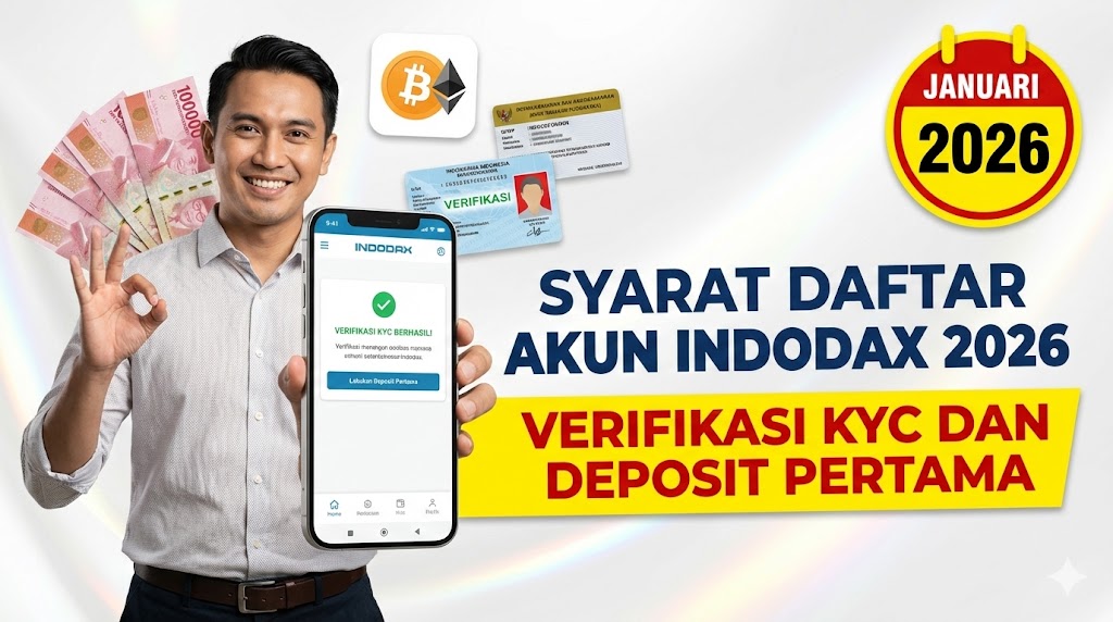 Syarat Daftar Akun Indodax 2026: Verifikasi KYC dan Deposit Pertama