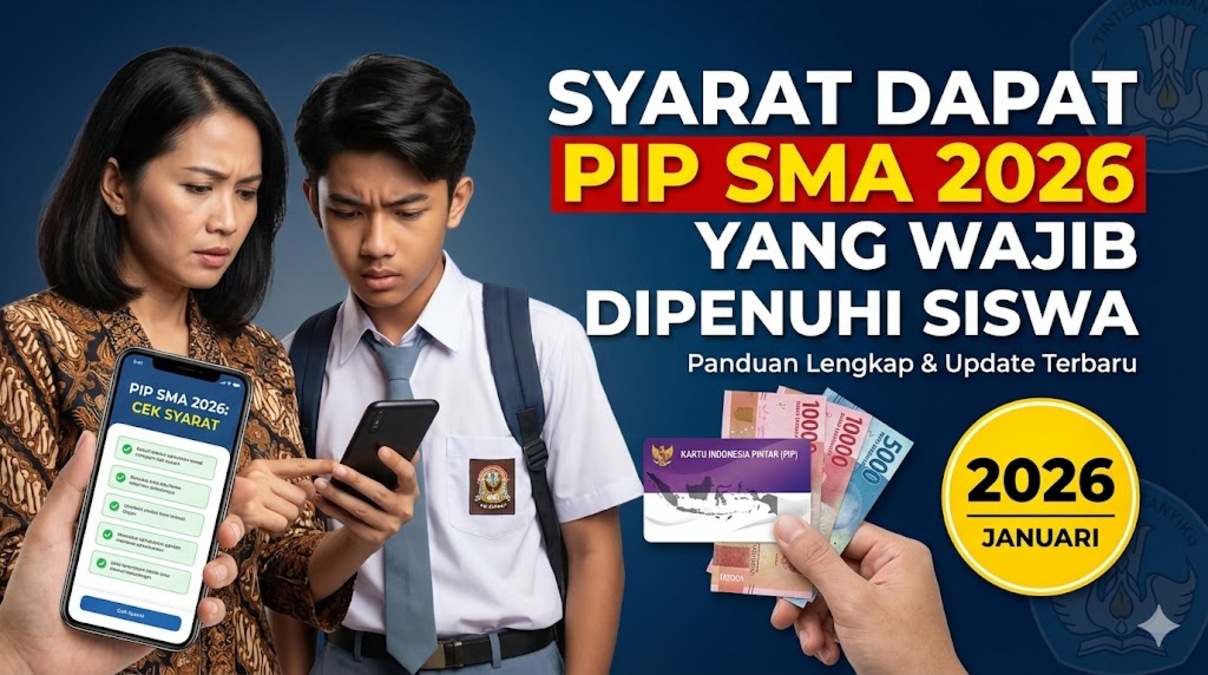 Syarat Dapat PIP SMA 2026 yang Wajib Dipenuhi Siswa (Januari 2026)