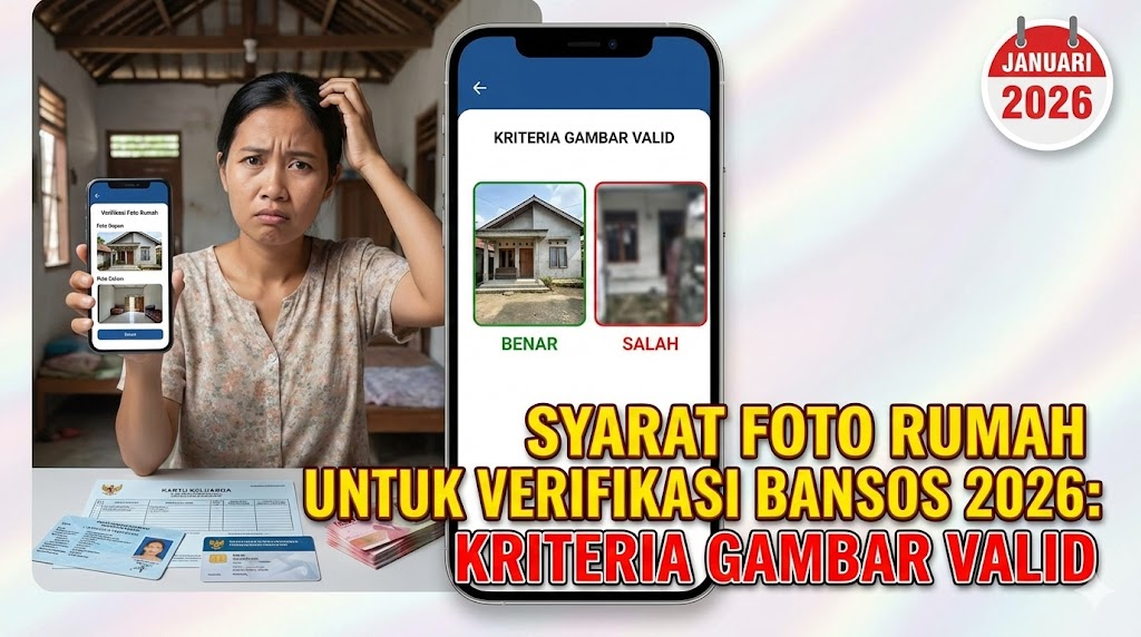 Syarat Foto Rumah untuk Verifikasi Bansos 2026: Kriteria Gambar Valid