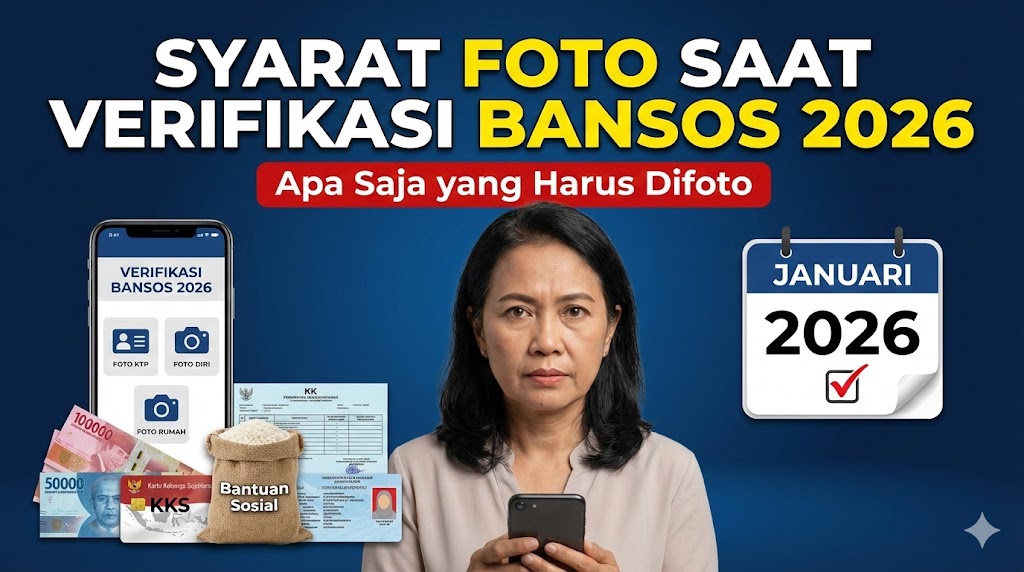 Syarat Foto Saat Verifikasi Bansos 2026: Apa Saja yang Harus Difoto