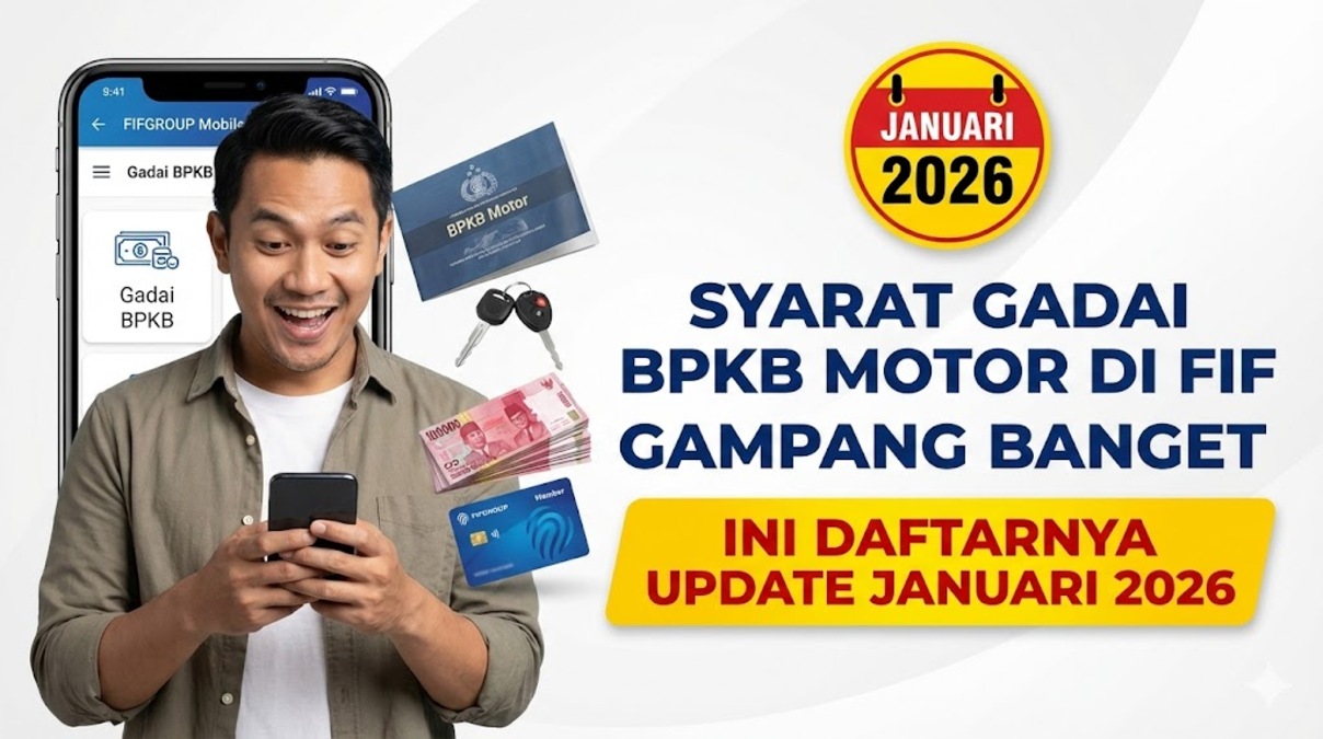 Syarat Gadai BPKB Motor di FIF Ternyata Gampang Banget, Ini Daftarnya Update Januari 2026