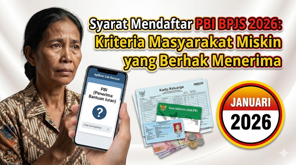 Syarat Mendaftar PBI BPJS 2026: Kriteria Masyarakat Miskin yang Berhak Menerima