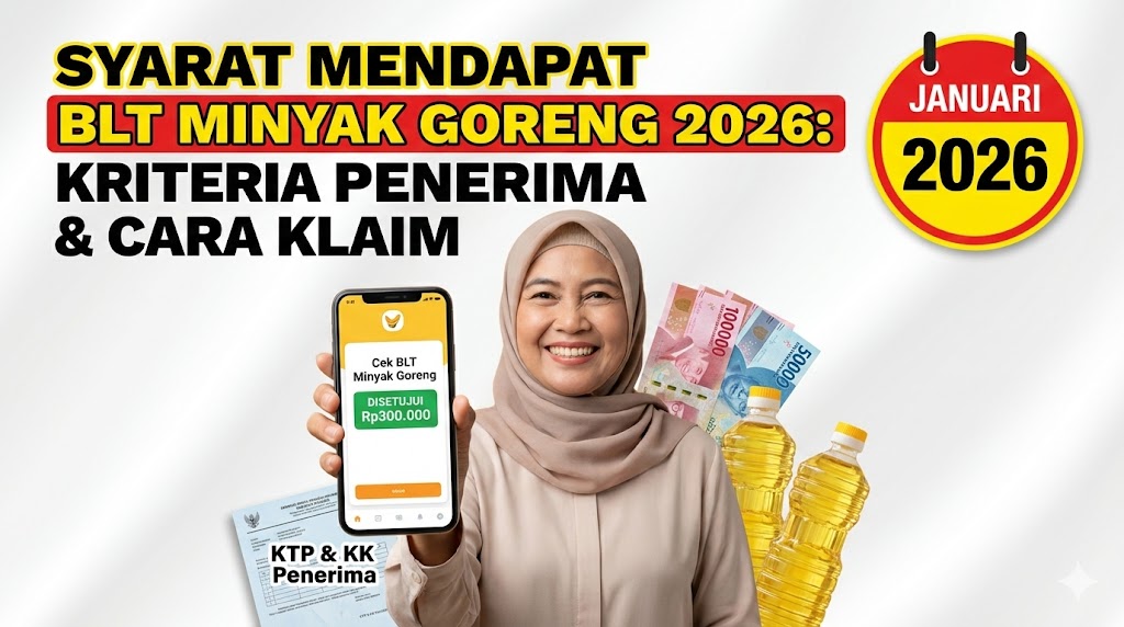 Syarat Mendapat BLT Minyak Goreng 2026: Kriteria Penerima dan Cara Klaim