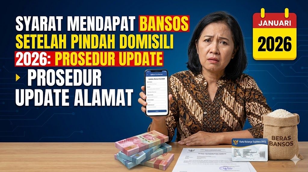 Syarat Mendapat Bansos Setelah Pindah Domisili 2026: Prosedur Update Alamat
