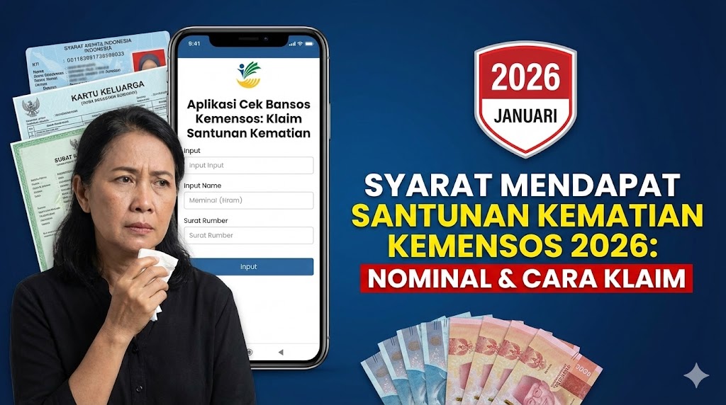 Syarat Mendapat Santunan Kematian dari Kemensos 2026: Nominal dan Cara Klaim