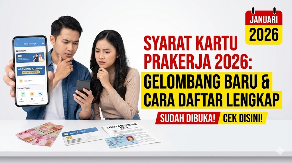 Syarat Mendapatkan Kartu Prakerja 2026: Gelombang Baru dan Cara Daftar Lengkap