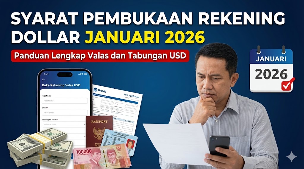 Syarat Pembukaan Rekening Dollar Januari 2026: Panduan Lengkap Valas dan Tabungan USD