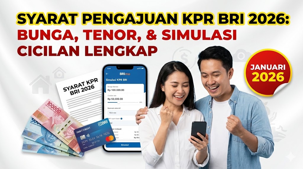 Syarat Pengajuan KPR BRI 2026: Bunga, Tenor, dan Simulasi Cicilan Lengkap