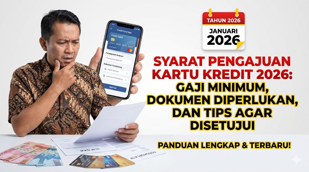 Syarat Pengajuan Kartu Kredit 2026: Gaji Minimum, Dokumen Diperlukan, dan Tips Agar Disetujui