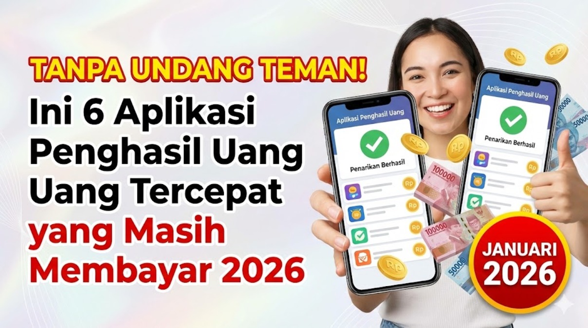 Tanpa Undang Teman! Ini 6 Aplikasi Penghasil Uang Tercepat yang Masih Membayar 2026