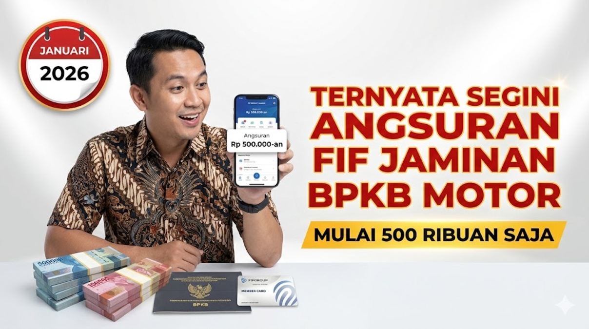 Ternyata Segini Angsuran FIF Jaminan BPKB Motor Januari 2026, Mulai 500 Ribuan Saja