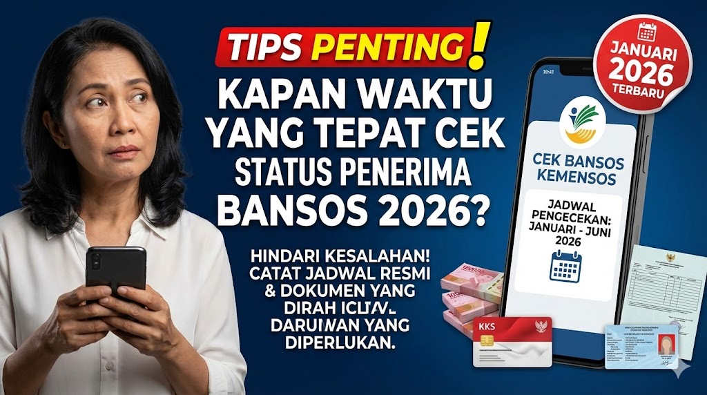 Tips Penting! Kapan Waktu yang Tepat Cek Status Penerima Bansos 2026?
