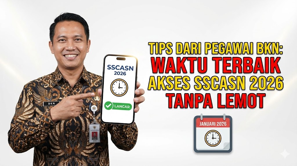Tips dari Pegawai BKN: Waktu Terbaik Akses SSCASN 2026 Tanpa Lemot