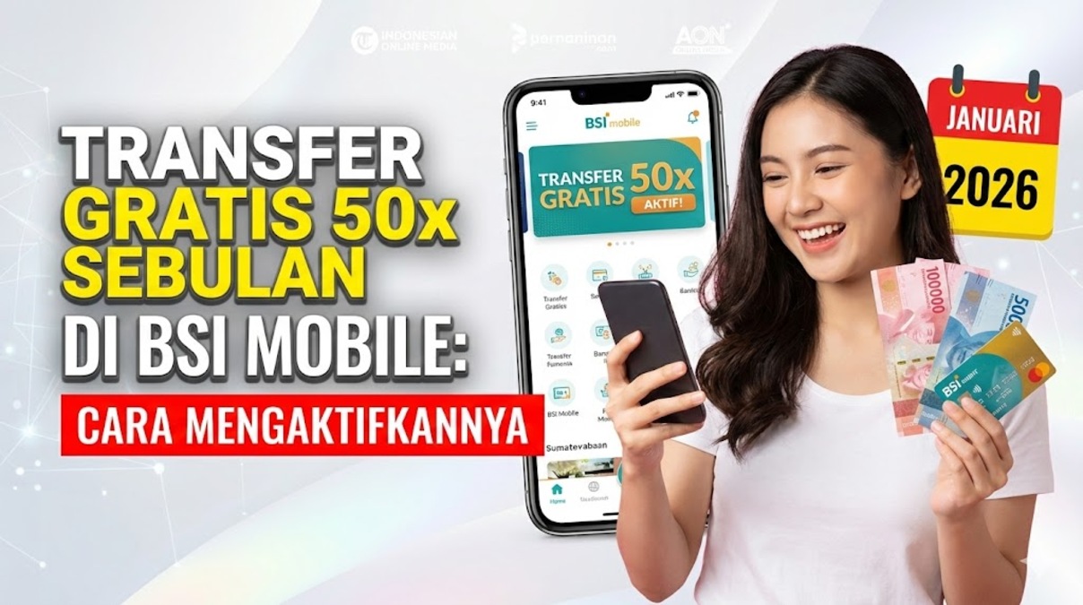 Transfer Gratis 50x Sebulan di BSI Mobile: Cara Mengaktifkannya Januari 2026