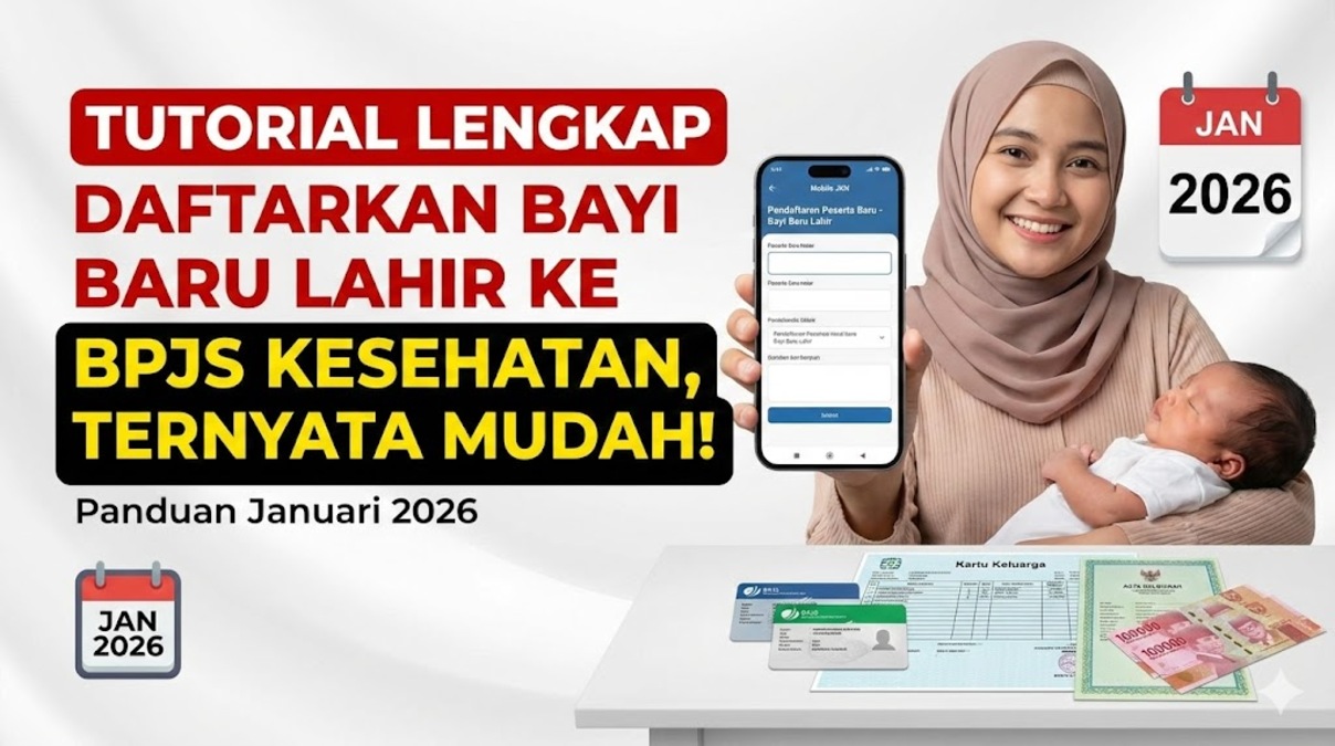 Tutorial Lengkap Daftarkan Bayi Baru Lahir ke BPJS Kesehatan, Ternyata Mudah! – Panduan Januari 2026