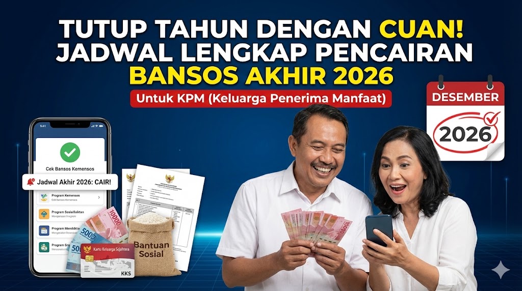 Tutup Tahun dengan Cuan! Jadwal Lengkap Pencairan Bansos Akhir 2026 untuk KPM