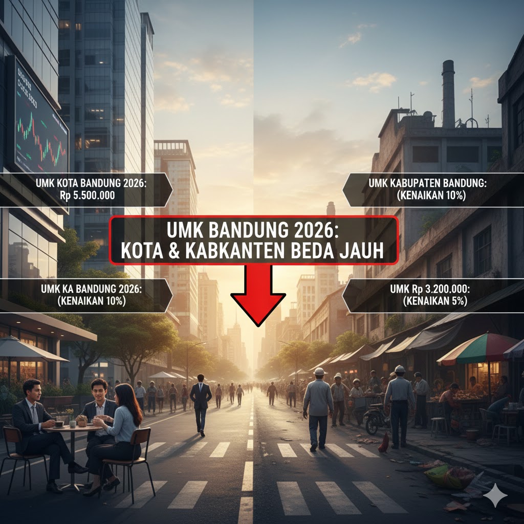 UMK Bandung 2026: Kota dan Kabupaten Beda Jauh, Ini Rincian Lengkapnya