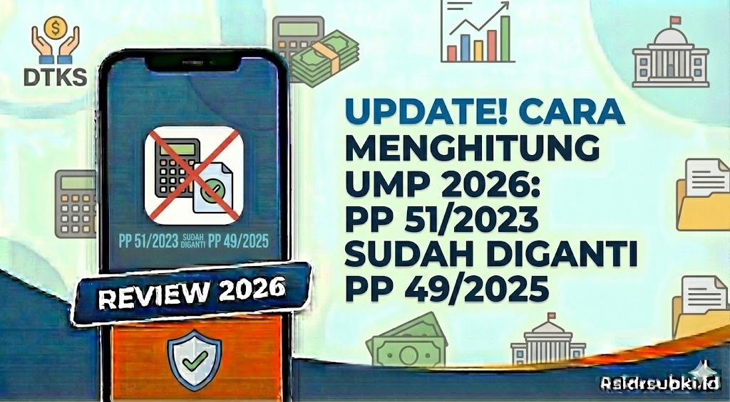 Update! Cara Menghitung UMP 2026: PP 51/2023 Sudah Diganti PP 49/2025