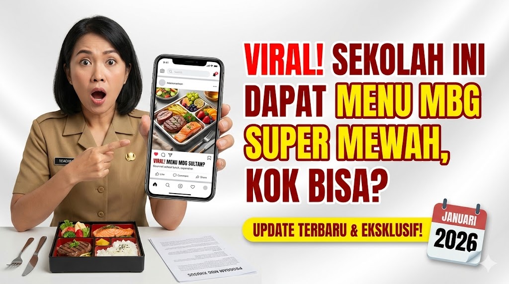Viral! Sekolah Ini Dapat Menu MBG Super Mewah, Kok Bisa?