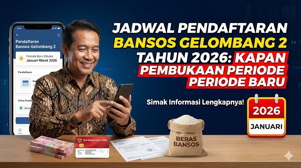 Jadwal Pendaftaran Bansos Gelombang 2 Tahun 2026: Kapan Pembukaan Periode Baru