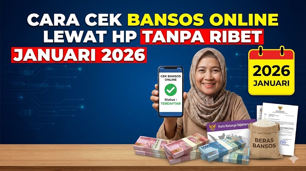Cara Cek Bansos Online Lewat HP Tanpa Ribet Januari 2026
