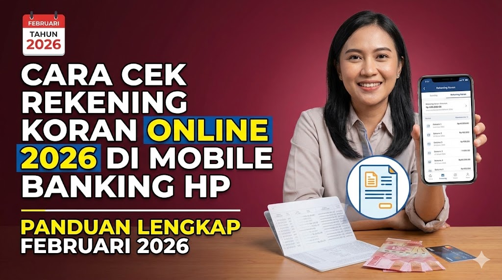 Cara Cek Rekening Koran Online 2026 di Mobile Banking HP: Panduan Lengkap Februari 2026