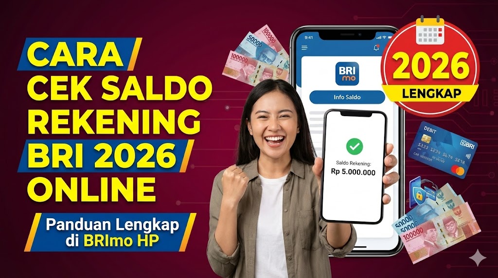 Cara Cek Saldo Rekening BRI 2026 Online di BRImo HP: Panduan Lengkap