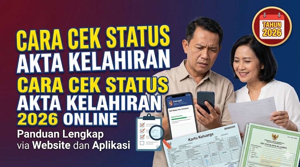 Cara Cek Status Pembuatan Akta Kelahiran 2026 Online: Panduan Lengkap via Website dan Aplikasi