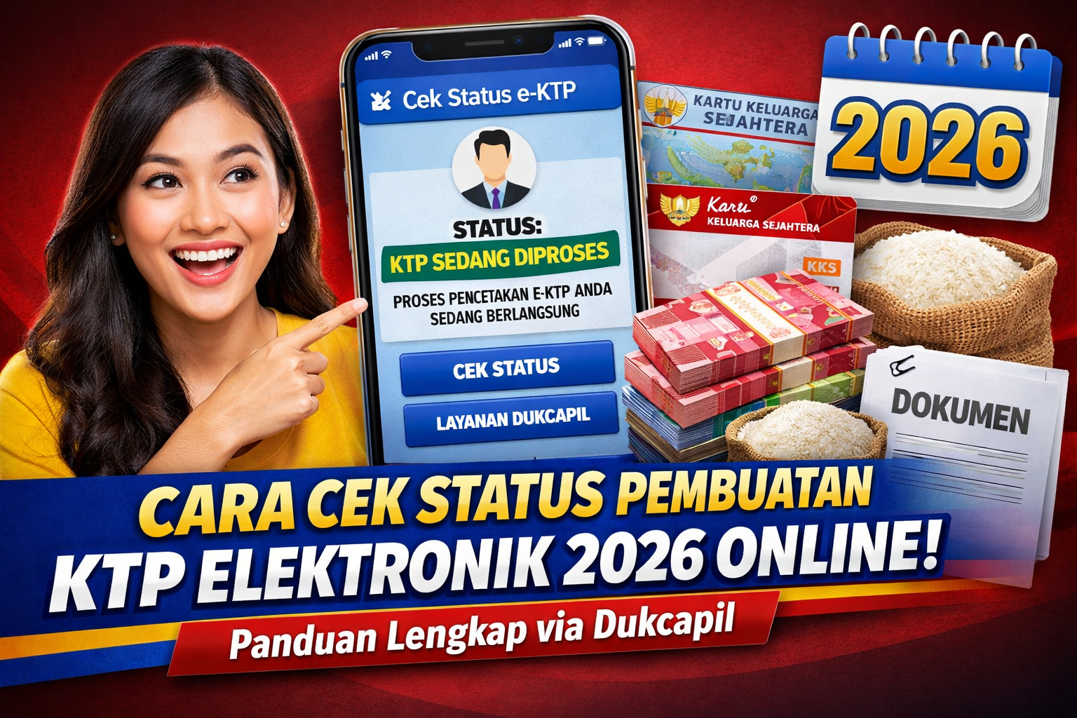 Cara Cek Status Pembuatan KTP Elektronik 2026 Online: Panduan Lengkap via Dukcapil