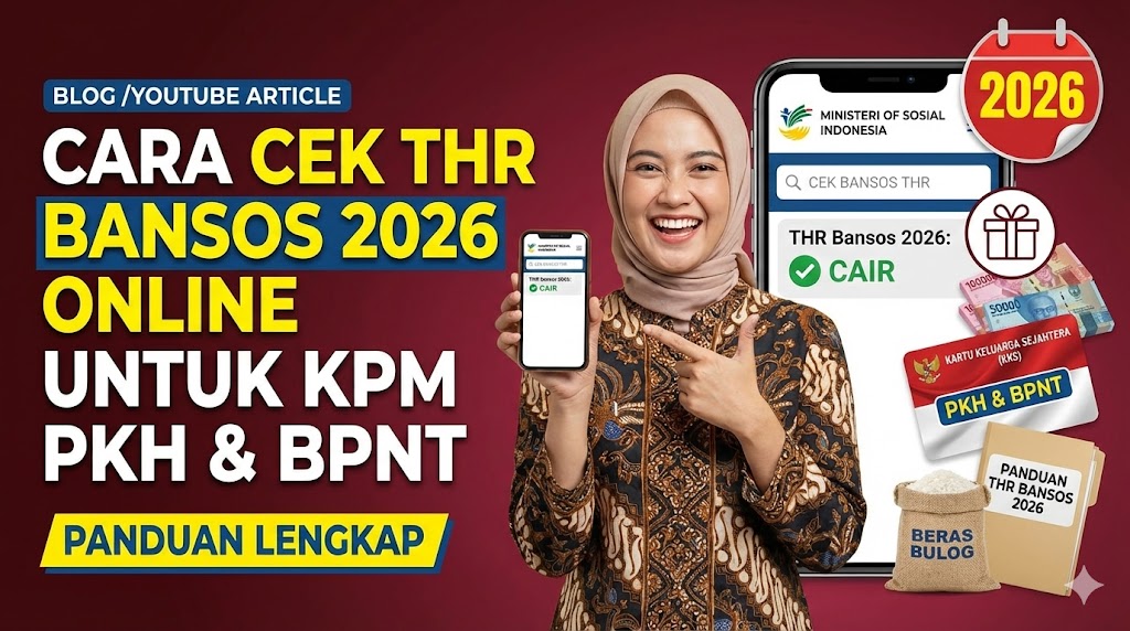 Cara Cek THR Bansos 2026 Online untuk KPM PKH dan BPNT: Panduan Lengkap