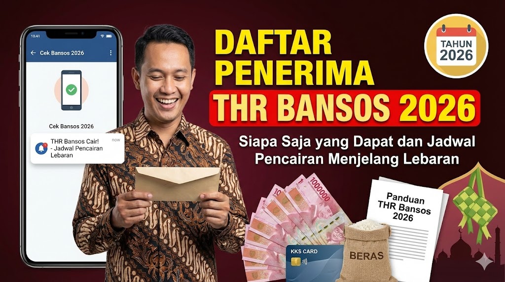 Daftar Penerima THR Bansos 2026: Siapa Saja yang Dapat dan Jadwal Pencairan Menjelang Lebaran