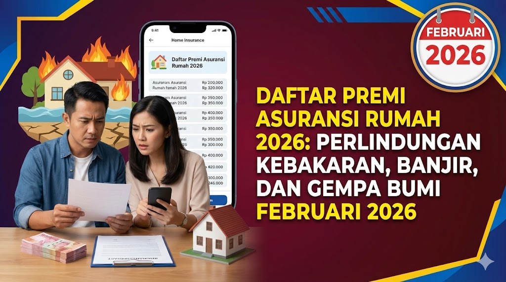 Daftar Premi Asuransi Rumah 2026: Perlindungan Kebakaran, Banjir, dan Gempa Bumi Februari 2026