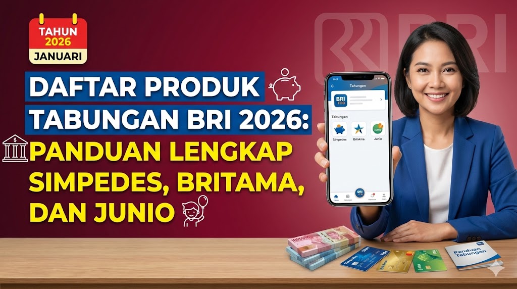 Daftar Produk Tabungan BRI 2026: Panduan Lengkap Simpedes, BritAma, dan Junio