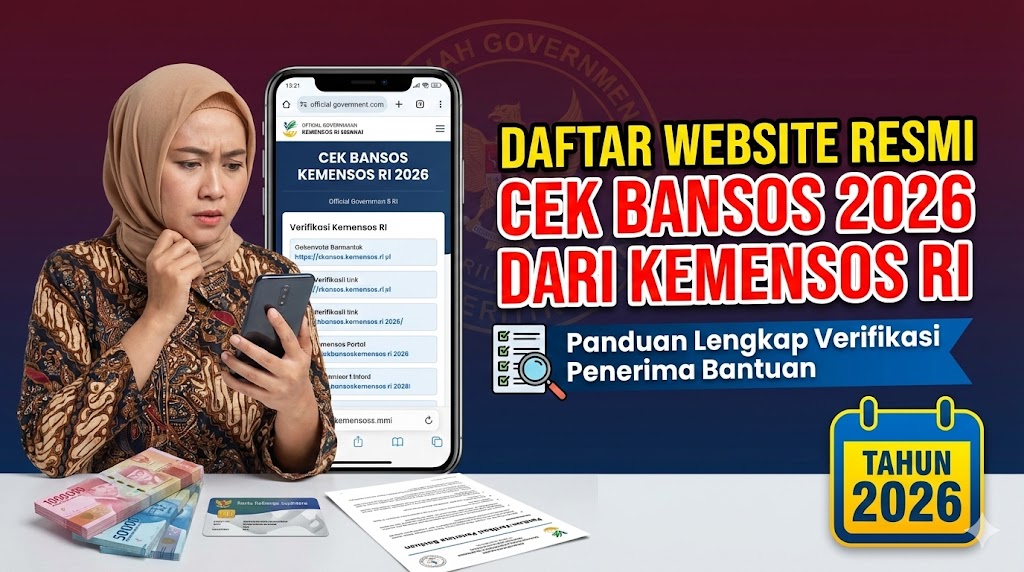 Daftar Website Resmi Cek Bansos 2026 dari Kemensos RI: Panduan Lengkap Verifikasi Penerima Bantuan