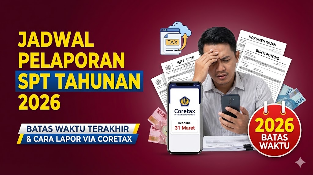 Jadwal Pelaporan SPT Tahunan 2026: Batas Waktu Terakhir dan Cara Lapor via Coretax