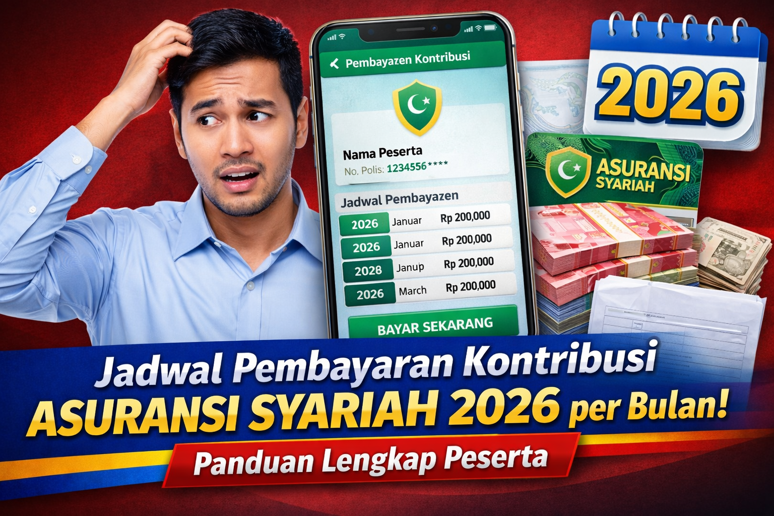 Jadwal Pembayaran Kontribusi Asuransi Syariah 2026 per Bulan: Panduan Lengkap Peserta