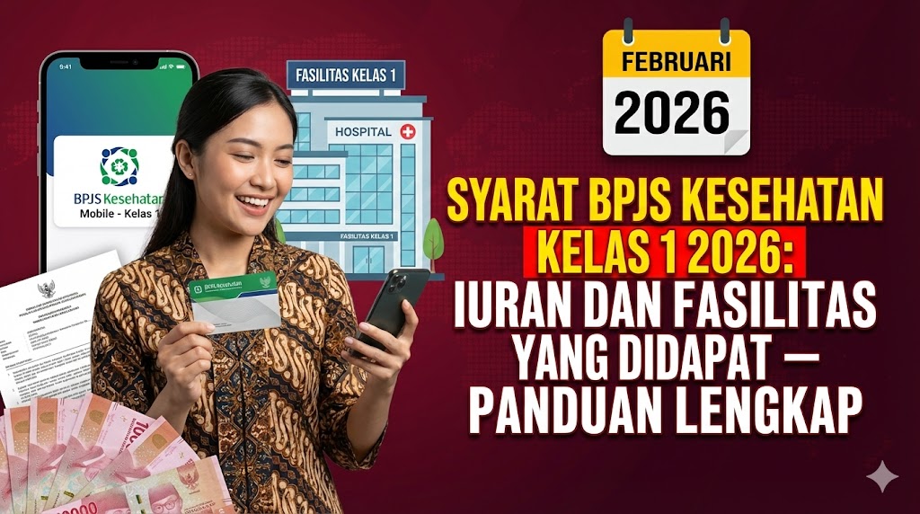 Syarat BPJS Kesehatan Kelas 1 2026: Iuran dan Fasilitas yang Didapat – Panduan Lengkap Februari 2026