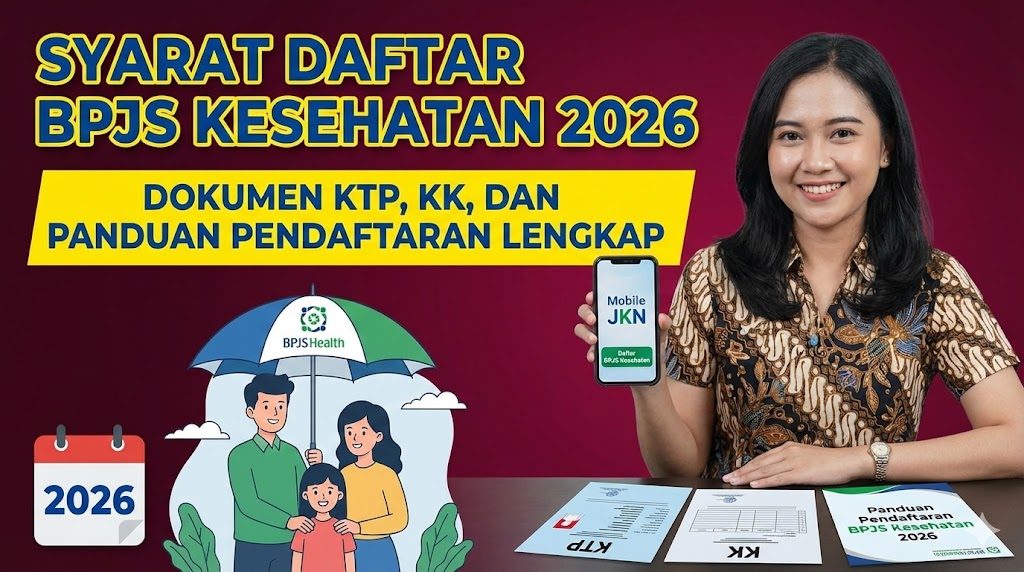 Syarat Daftar BPJS Kesehatan 2026: Dokumen KTP, KK, dan Panduan Pendaftaran Lengkap