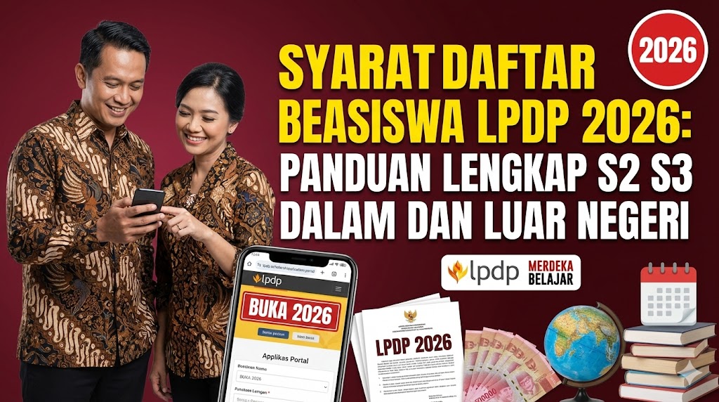 Syarat Daftar Beasiswa LPDP 2026: Panduan Lengkap S2 S3 Dalam dan Luar Negeri