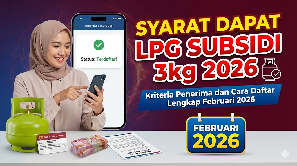 Syarat Dapat LPG Subsidi 3kg 2026: Kriteria Penerima dan Cara Daftar Lengkap Februari 2026
