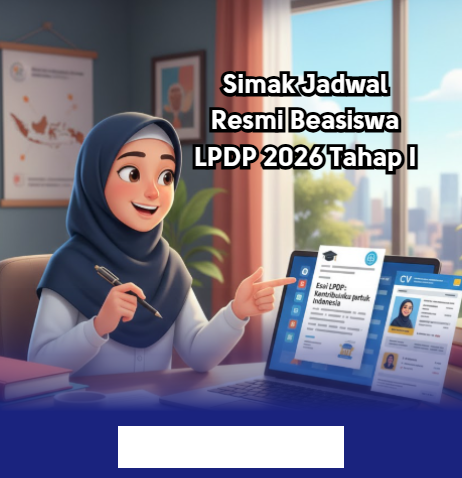 Jadwal Resmi Beasiswa LPDP 2026 Tahap I Telah Diumumkan! Simak Sekarang Juga!