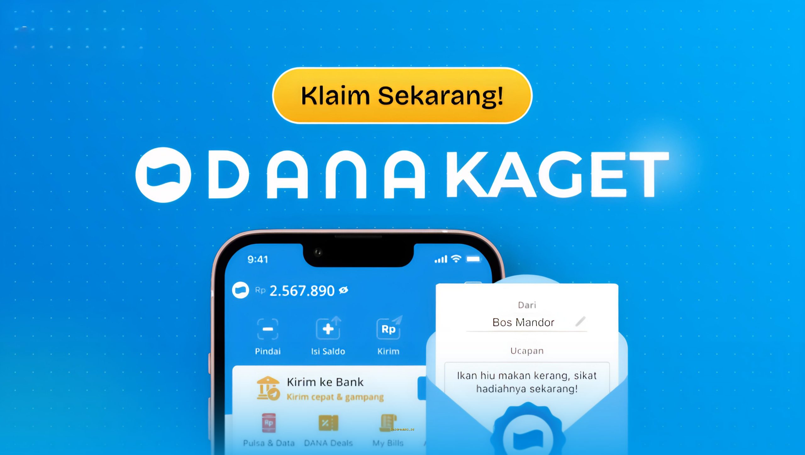 Transferan Saldo DANA Kaget Gratis Berhasil Masuk ke Dompet Digital Siang Ini, Modal Klaim Cuma HP