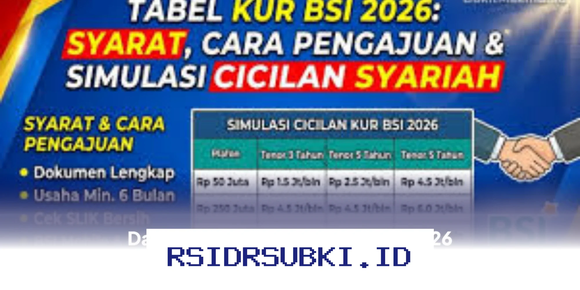 Cara Mudah Ajukan KUR BSI 2026 dan Simulasi Angsuran Menarik!