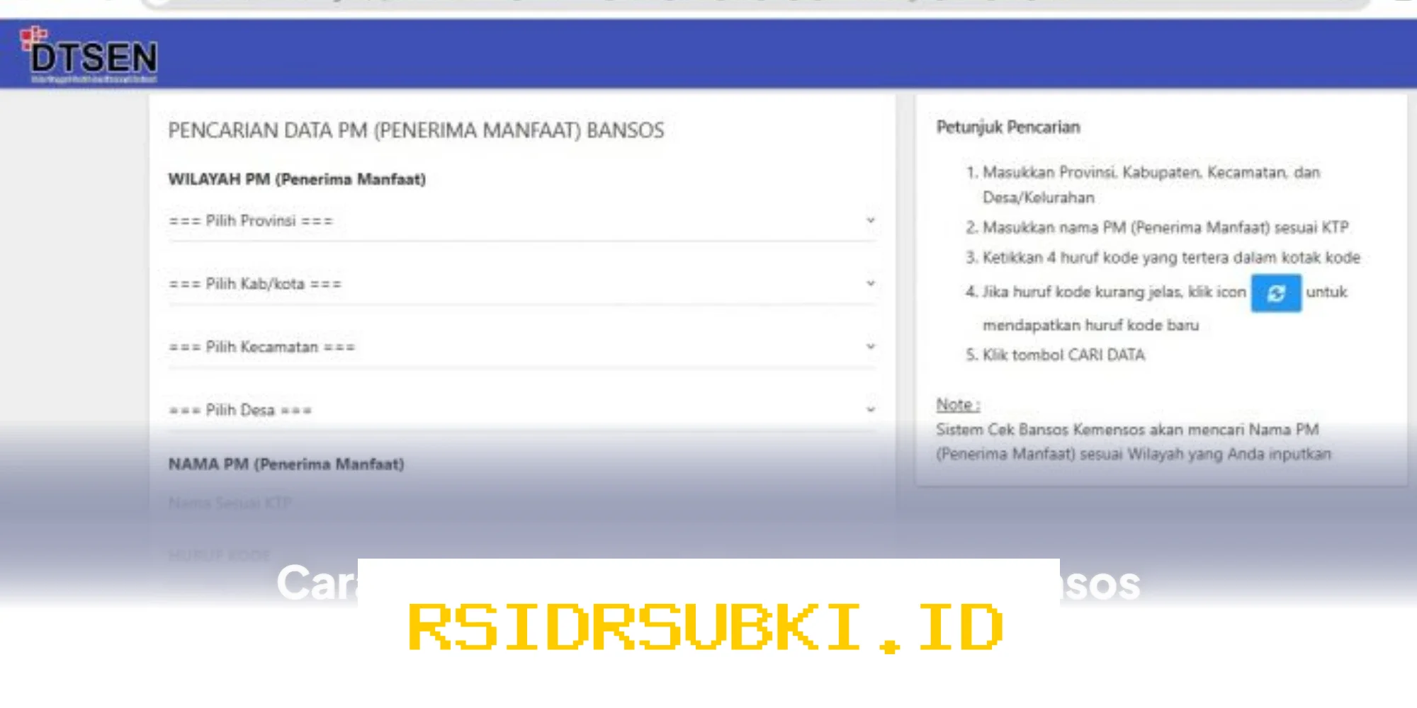 Cek Desil Bansos PKH dan BPNT 2026 Berdasarkan NIK KTP dengan Mudah!