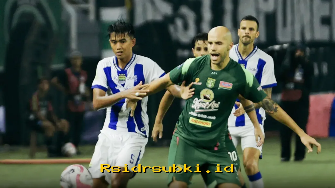 Gol Francisco Rivera Selamatkan Hasil Imbang Persebaya Surabaya vs Persib Bandung 2-2!