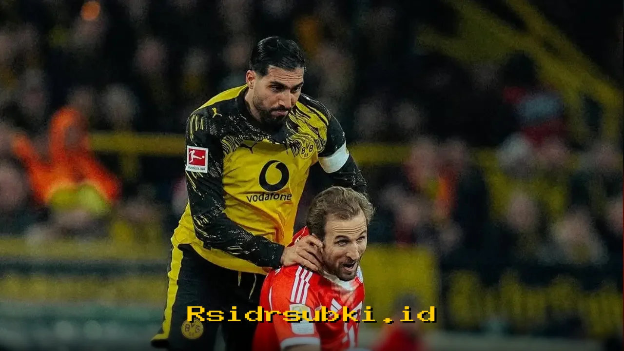 Harry Kane Cetak Gol Penyelamat Dortmund dalam Laga Sengit Kontra Bayern Munchen!