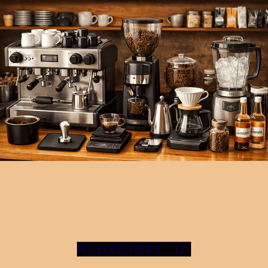 Ingin Buka Coffee Shop? Ini Dia Panduan Lengkap Peralatan Bisnis Kopi untuk Pemula yang Wajib Diketahui!