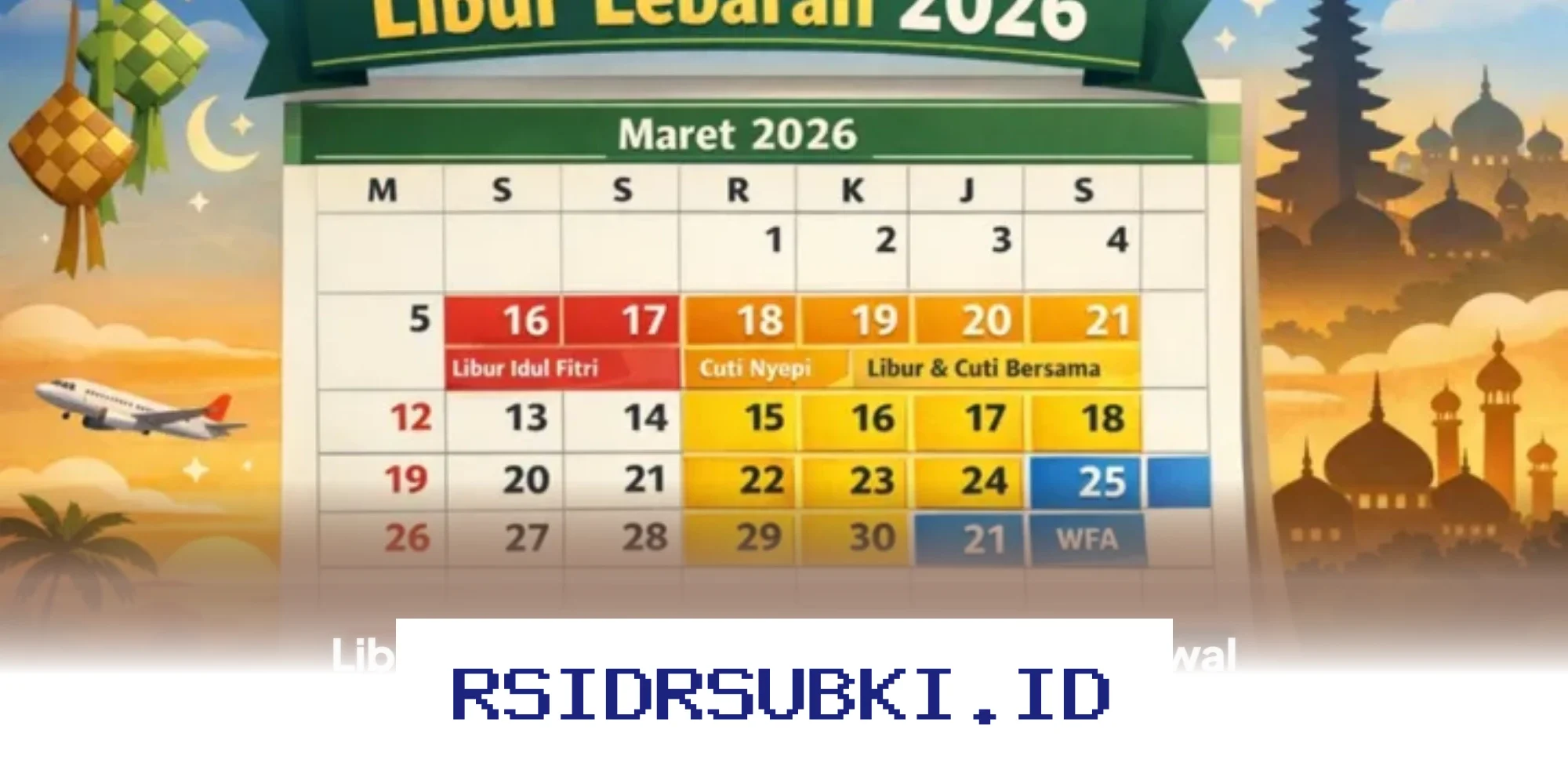 Jadwal Libur Lebaran 2026: Kapan Hari Pertama dan Kapan Masuk Sekolah Lagi?